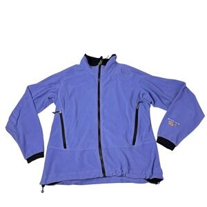 Mountain Hardwear Fleece Jacket Purple Zip Up Size 14 Made in USA Women's‎